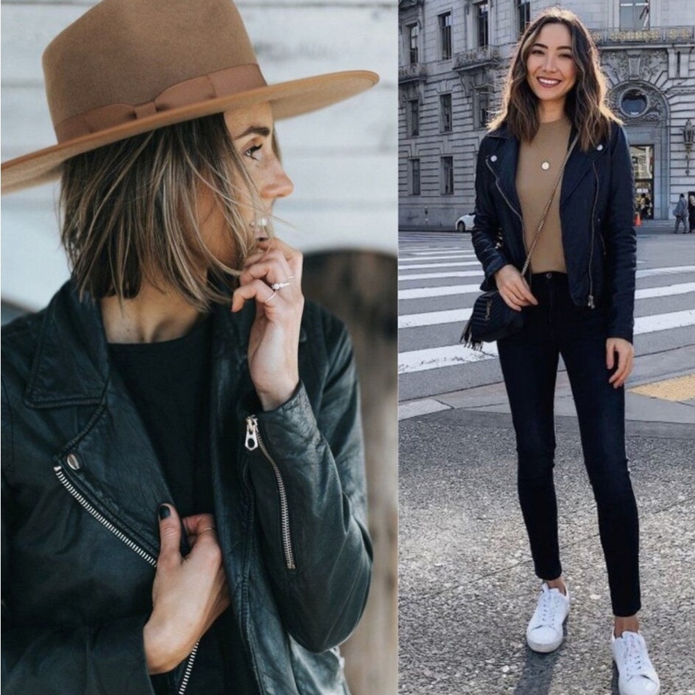 Madewell Black Leather Jacket